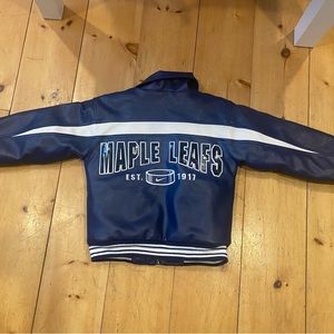 Youth Nike Toronto Maple Leaf Bomber Jacket Sz small 7/8 excellent condition